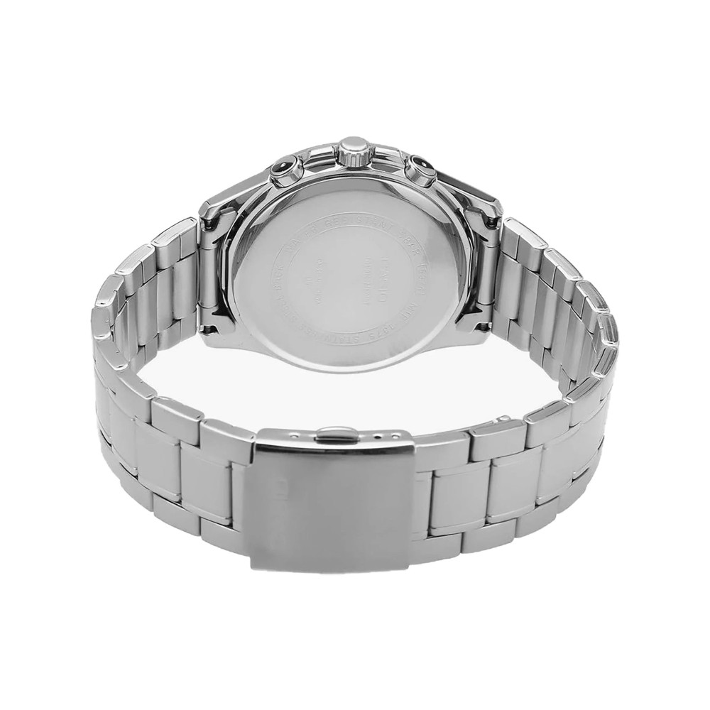 Casio Casio casio-men-3h-watch- Men's Analog Watch Silver 42mm | MTP-1375D-7AVDF - Sports & Outdoors - Lebanon