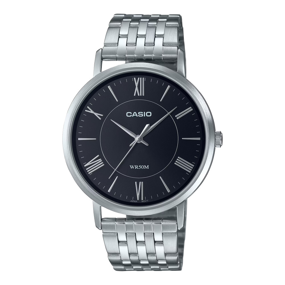 Casio Analog Mens Watch Stainless Steel | MTP-B110D-1AVDF