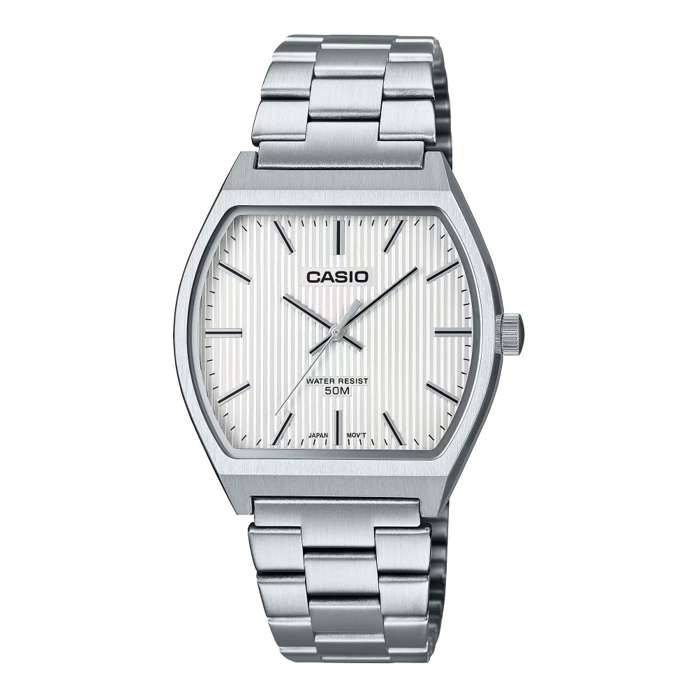 Casio Casio Analog Watch Silver Water Resistant | MTP-B140D-7AVDF - Computers & Tech - Lebanon