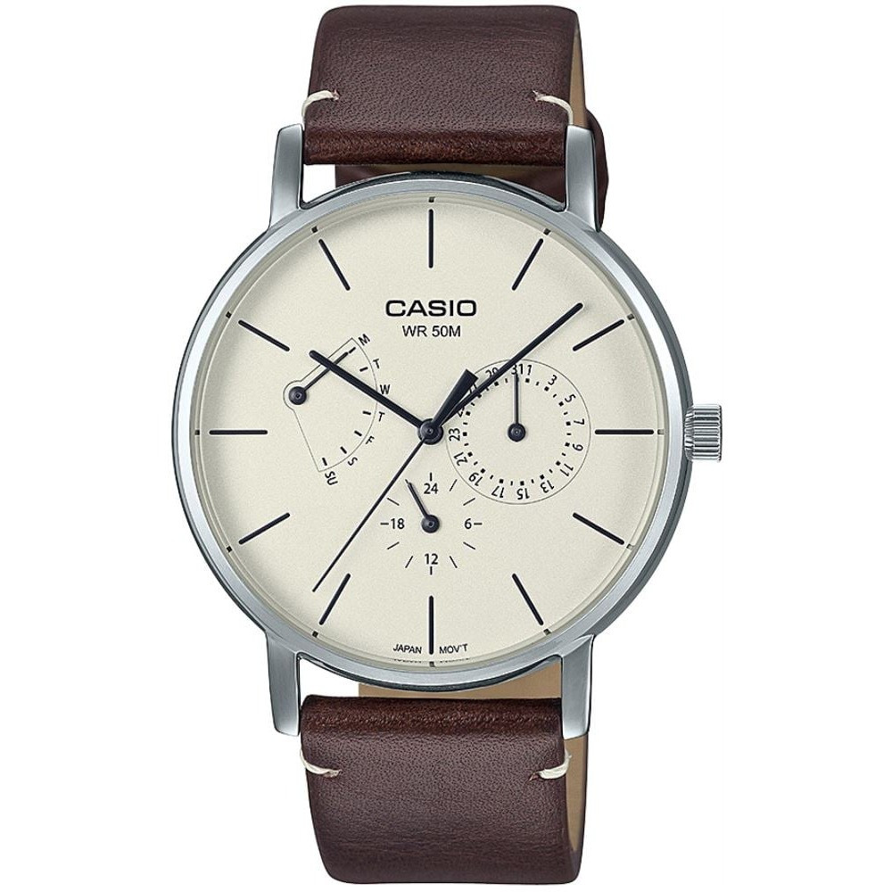 Casio Analog Men's Watch Leather Strap | MTP-E320L-5EVDF