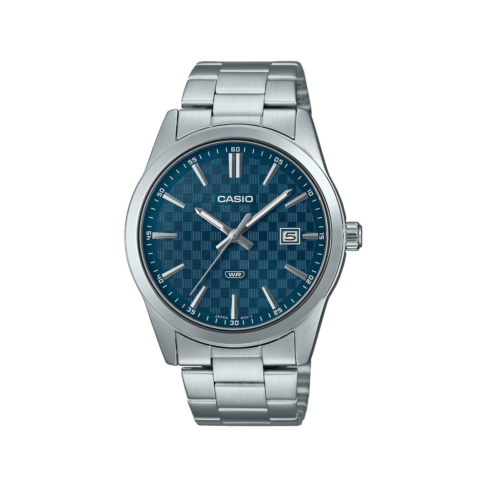 Casio Casio casio-men-3h-watch- Men's Watch Blue Dial 41 mm | MTP-VD03D-2A2UDF - Home & Kitchen - Lebanon
