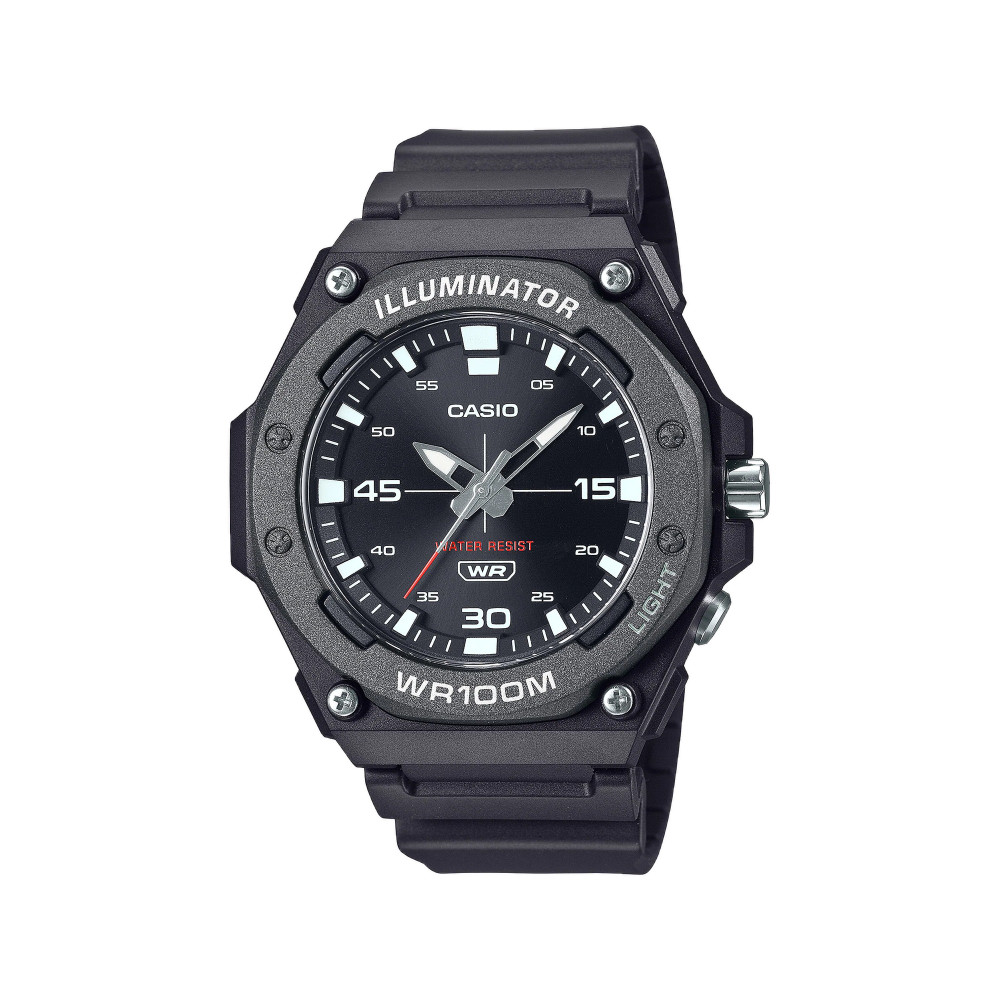 Casio Casio casio-3h-men-watch- Men's Analog Watch Black 48mm | MW-620H-1AVDF - Sports & Outdoors - Lebanon
