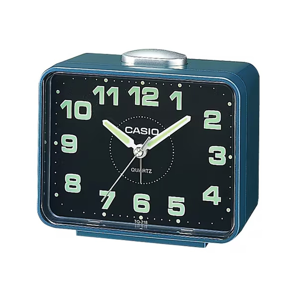 Casio Casio Desktop Clock Phosphorescent Numbers | TQ-218-2DF - Home & Kitchen - Lebanon