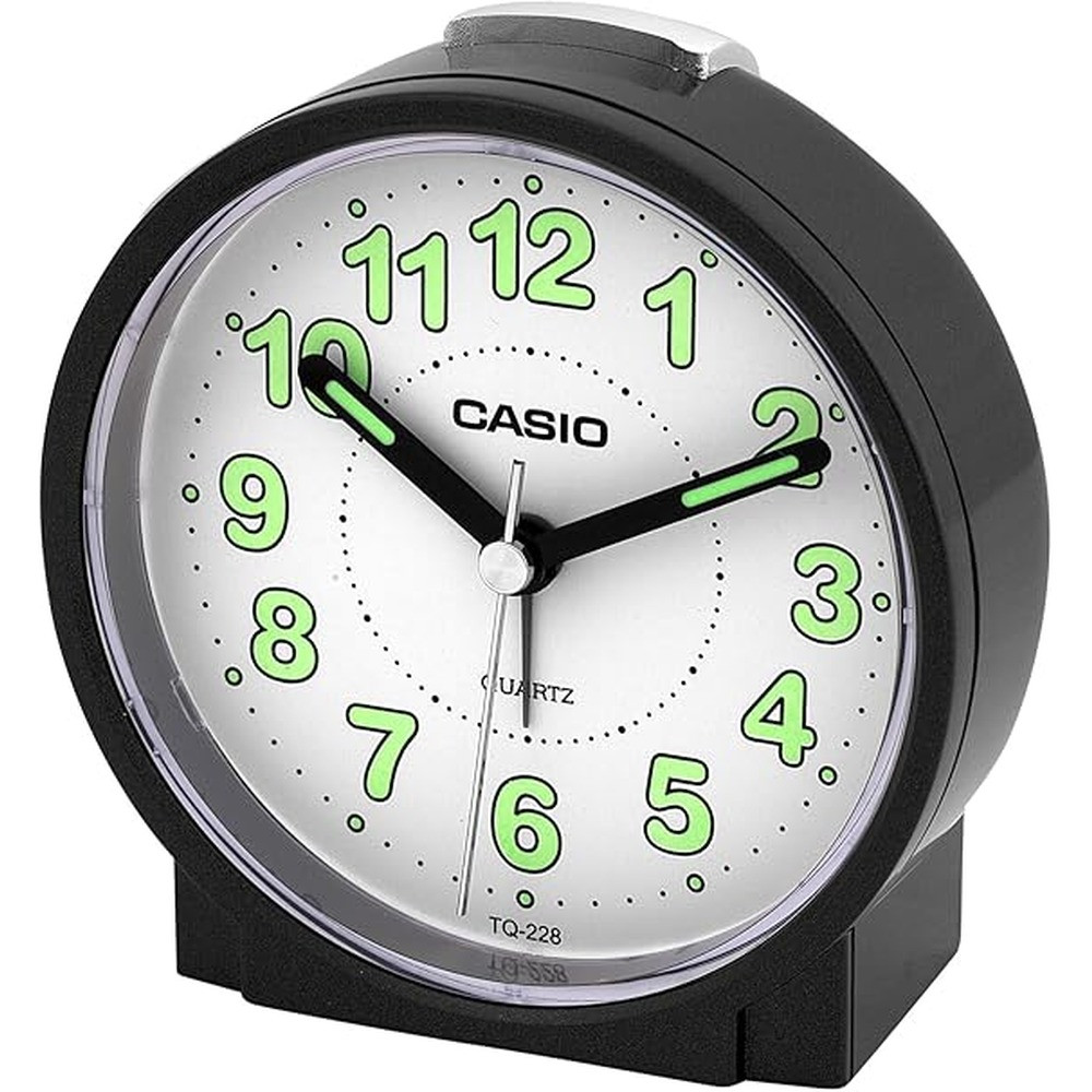 Casio Casio Desktop Clock Compact 87x87x36 mm | TQ-228-1DF - Home & Kitchen - Lebanon