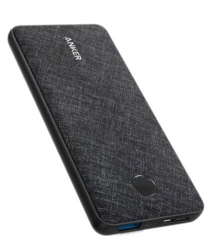 Anker Anker Powercore Slim 10000mAh Power Bank, Fabric Black | AN.A1229H11 - Computers & Tech - Lebanon