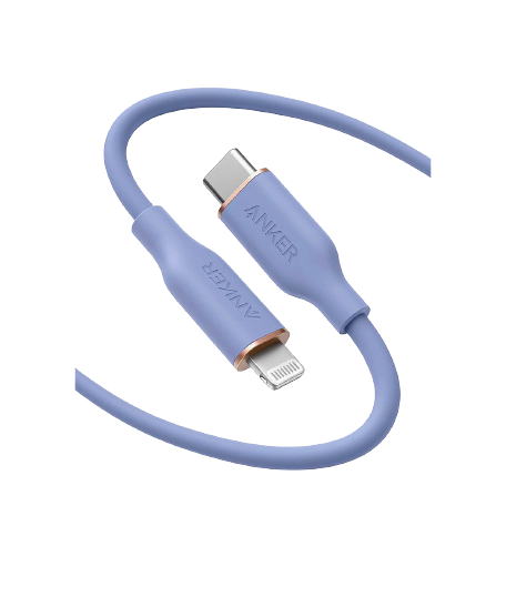 Anker Anker PowerLine III Flow USB-C to Lightning Connector 3ft Cable, Purple | AN.A8662HQ1.PP - Computers & Tech - Lebanon