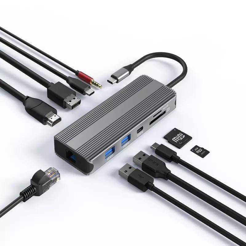 BlueEndless BlueEndless USB-C 10-Port Multi-Functional Hub | BS-HP105 - Computers & Tech - Lebanon
