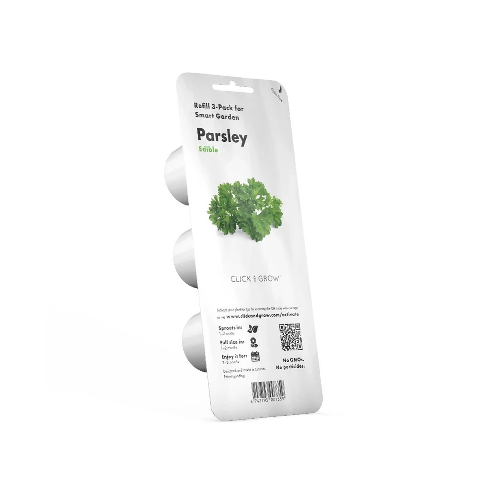 CLICK & GROW Click and Grow Plant Pod 3-Pack, Curly Parsley | CGPOD3CURLYPARSLEY - Home & Kitchen - Lebanon