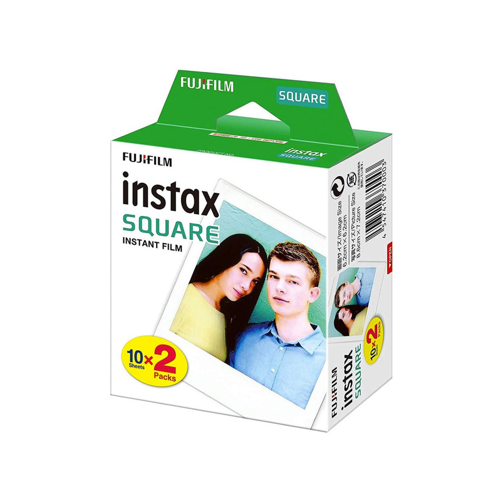 Fujifilm Fujifilm Instax Square (2pk) | Fujfminstsqfilm2pk - TV, Cameras & Photography - Lebanon