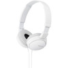 Sony ZX Series Wired On-Ear Headphones, White | MDRZX110/WHI