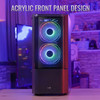 Aerocool Gaming Case Quantum 3*RGB FAN Tempered Glass Full Window