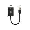 HEATZ USB TO HDMI Adapter , Black | ZT23