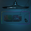 Porodo Gaming Mechanical Gaming Keyboard Ultra With Rainbow Lighting And Aluminum Panel, Gray | PDX217-GY