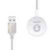 Green Lion Magnetic , Magnetic Braided Charging Cable 1.2M (USB-A Interface) for iWatch ,White | GNMCCISL