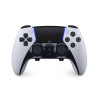 Sony PS5 DualSense Edge wireless controller white with back paddles carrying case front view