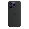 Apple iPhone 14 Pro Silicone Case with MagSafe - Black | MPTE3