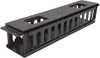 Plastic Horizontal 1U Cable Management with Cap For Network Cabinets