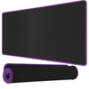 Purple Edge Medium (300*600) Mouse Pad - Black | MP-0028 Purple Edge Medium (300*600) Mouse Pad - Black | MP-0028