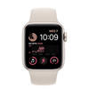Apple Watch SE 2nd Gen (GPS) 40mm Starlight Aluminum Case with Starlight Sport Band | MNJP3VC/A