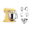 KitchenAid Artisan Series 4.8 L Tilt-Head Stand Mixer + Free Bowl, Yellow | KADAP5KSM175PSEMY