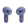 JBL Live Flex true wireless noise cancelling earbuds blue color with charging case