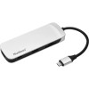 Kingston Nucleum USB C Hub, Type-C Adapter Connect USB 3.0, HDMI, SD/MicroSD , White | C-HUBC1-SR-EN