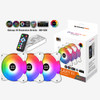 Xigmatek Galaxy III Essential (3x BX120 Arctic Fans, ARGB MB SYBC Control Box & Remote Controller, Color Box)| EN46461