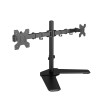 Dual Big Base Arm Bracket for 17" to 27" Monitors | M042