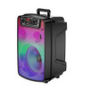 KAKU KSC-688 wireless Bluetooth party speaker with colorful LED lights 8 inch woofer and karaoke mic input