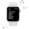 Apple Watch SE 2nd Generation (GPS) 40mm Aluminum Case with White Sport Band - MIL - Silver | MNTC3LL/A