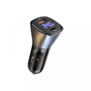 WiWU PC500 Dual Port USB+Type C PD 72W Car Charger - Gray| PC500G