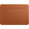 WiWU Skin Pro II Pu Leather Sleeve For Macbook 13.3" - Brown | SPIIPLSM13.3BR