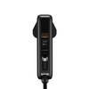 WiWU 3 In 1 US+UK+EU 22.5W Quick Wall Charger And 10000 mAh Power Bank With Built-in Cable - Black | JC-23BLK