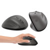 Micropack Mp-v01w Ergonomic Wireless Mouse Silent Switch ,Gray| MP-V01W