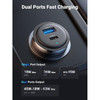 UGREEN Dual Port USB-C & USB-A Super Fast Car Charger | 90645