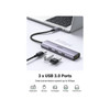 UGREEN USB-C TO 3x USB 3.0 HUB+ Ethernet Adapter RJ45 (1000M) Ethernet Adapter | 60600