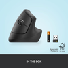 Logitech Lift Vertical Wireless Ergonomic Mouse - Graphite | 910-006473
