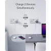 Anker USB C Charger 65W, 725 GaN Charger, Ultra-Compact Dual-Port USB C Charger for MacBook Pro/Air, iPad Pro, Galaxy S22+/S21, Dell XPS 13, Note 20/10+, iPhone 14 Pro Max/14/13, Pixel, and More | A2325221