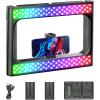 Neewer RGB LED Ring Light Selfie Light, 360° Full Color, Smartphone Video Rig & Phone Video Stabilizer,for Filmmaking/TikTok/Makeup/YouTube/Vlog|10100582