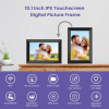 FANGOR 10.1 Inch WiFi Digital Picture Frame 1280x800 HD IPS Touch Screen| F-102KZ