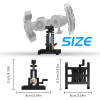 Lego Display Stand for TIE Bomber 75347 Building Kit, Adjustable Angle Multifunctional Bracket, Toy Playset for Kids Aged 6 Plus, Stand Only (84 Pieces) | ‎F-C7979