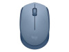 Logitech M170 Wireless Mouse for PC, Mac, Laptop, 2.4 GHz with USB Mini Receiver, Optical Tracking, 12-Months Battery Life, Ambidextrous - Blue Grey | ‎910-006863