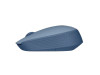 Logitech M170 Wireless Mouse for PC, Mac, Laptop, 2.4 GHz with USB Mini Receiver, Optical Tracking, 12-Months Battery Life, Ambidextrous - Blue Grey | ‎910-006863