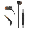 JBL Tune 110 In-Ear Headphone with One-Button Remote - Black | JBLT110BK