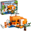 LEGO Minecraft The Fox Lodge House Animal Toys with Drowned Zombie Figure, Ages 8 and Up | 21178