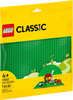 LEGO Classic Green Baseplate Building Blocks Toy Set; Toys for Boys, Girls, and Kids (1 Piece) | 11023