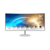 MSI PRO MP341CQW 34″ 100Hz VA Curved Monitor ,White | 9S6-3PB2CT-011