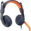 Logitech Zone Learn Wired Headset Orange | 981-001395