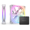 NZXT F140 RGB Duo Fan - White, 2-Pack | RF-D14DF-W1