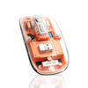 Green Lion Transparent Mouse 2400DPI 400mAh - Orange | GNTRAMOUSEOG